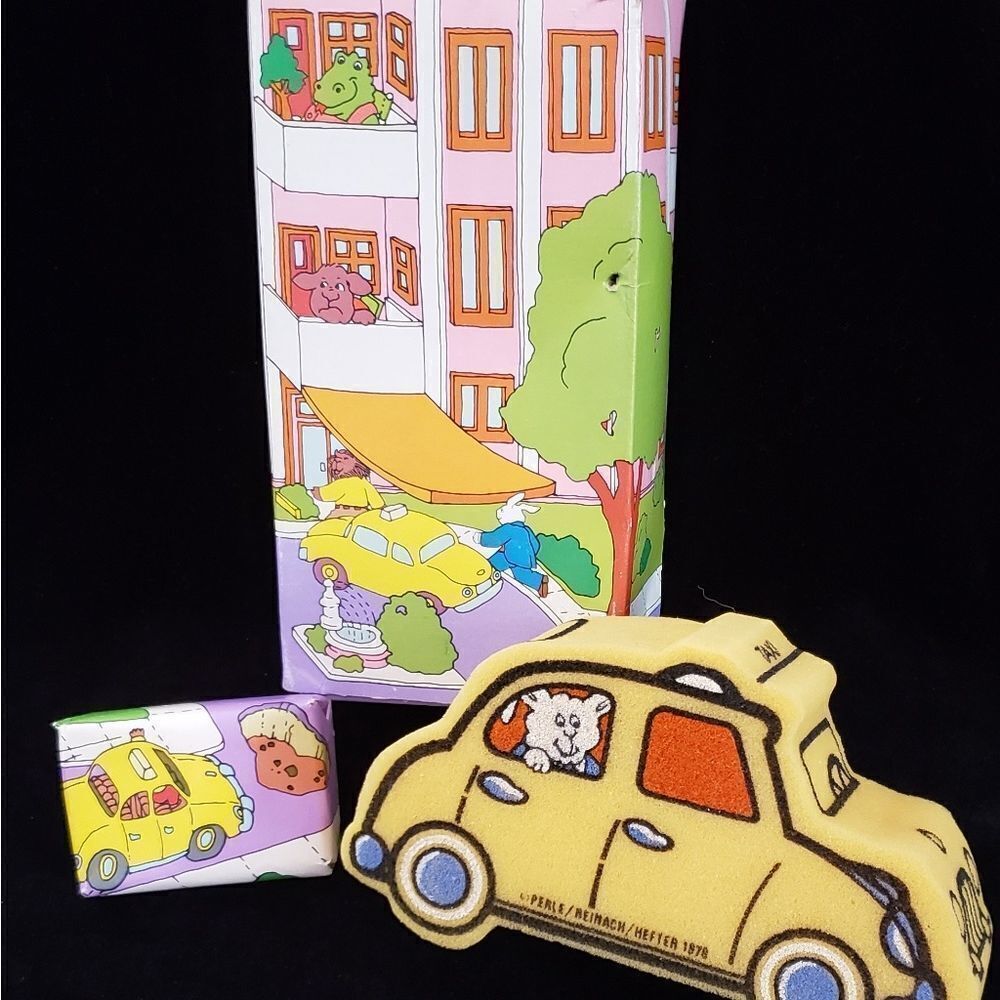 Vintage Avon Yakety Yak Taxi Sponge and Soap